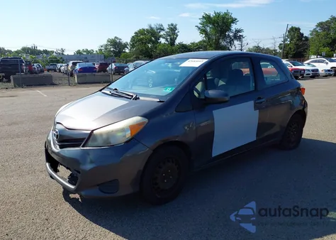 2012 Toyota Yaris Le из США, поврежденный, VIN JTDJTUD36CD512270